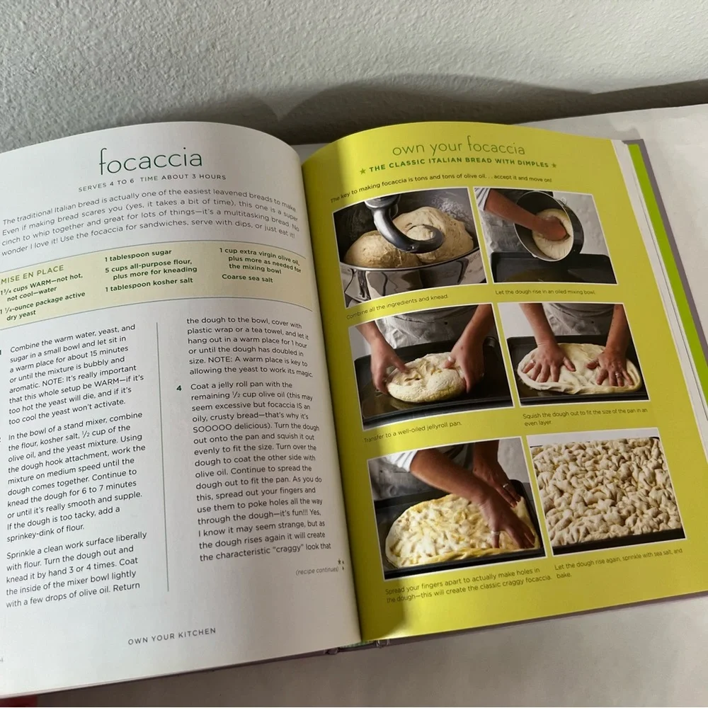 Anne Burrell‎ Own Your Kitchen cookbook 1st edition no dustcover